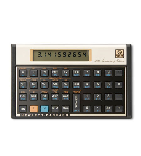 HP 12c  30-vuotisjuhlamalli
