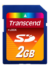 Transcend 2GB SD-kortti