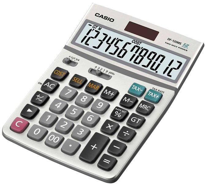 Casio DF-120MS edullisesti Laskimet.netistä. Edulliset laskimet ja laskinneuvonta samaan hintaan laskinten asiantuntijalta.